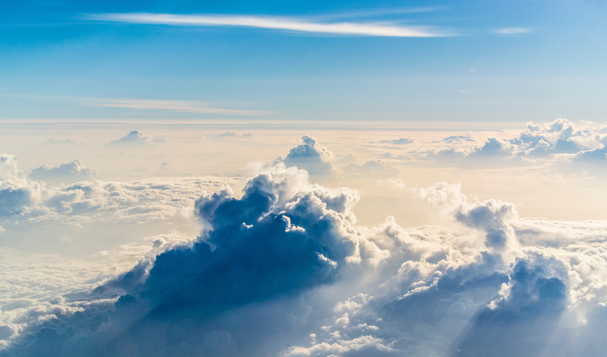 Heavenly Cloudy Sky - In My Father's House are Many Mansions - Christ.net.au